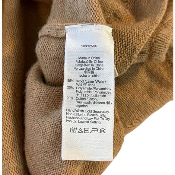Madewell Womens Tan Wool Blend Knit Tank Sweater Size XXSmall - Picture 9 of 11